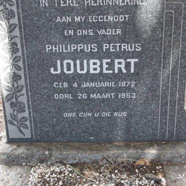 JOUBERT Philippus Petrus 1872-1953
