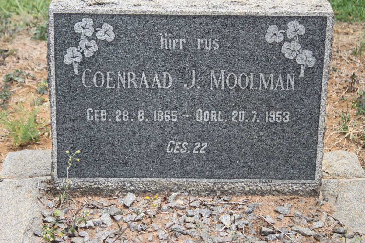 MOOLMAN Coenraad J. 1865-1953