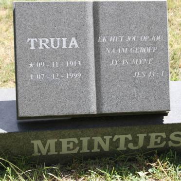 MEINTJES Truia 1913-1999