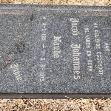 NAUDE Jacob Johannes 1921-1975