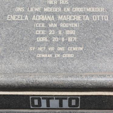 OTTO Engela Adriana Magrieta geb VAN ROOYEN 1890-1971
