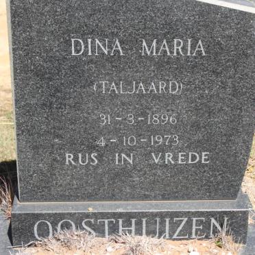 OOSTHUIZEN Dina Maria nee TALJAARD 1896-1973