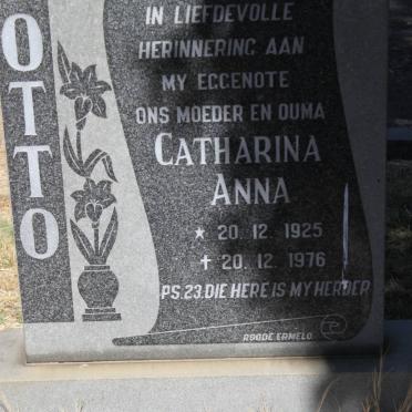 OTTO Catharina Anna 1925-1976
