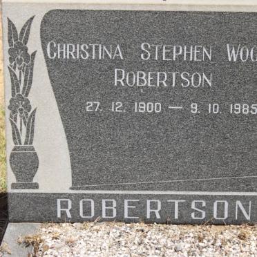 ROBERTSON Christina Stephen Wood 1900-1985