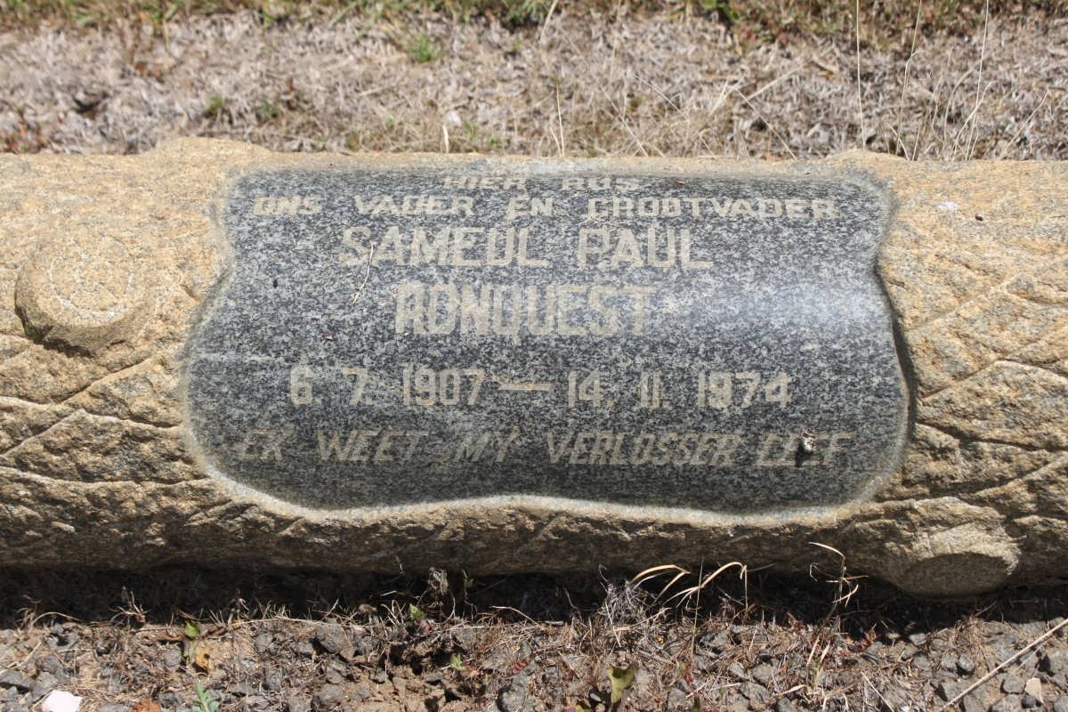 RONQUEST Sameul Paul 1907-1974