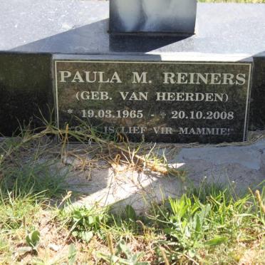REINERS Paula M. geb VAN HEERDEN 1965-2008