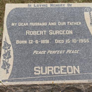 SURGEON Robert Surgeon 1891-1955