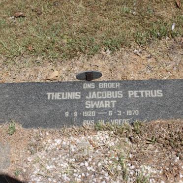 SWART Theunis Jacobus Petrus 1920-1970