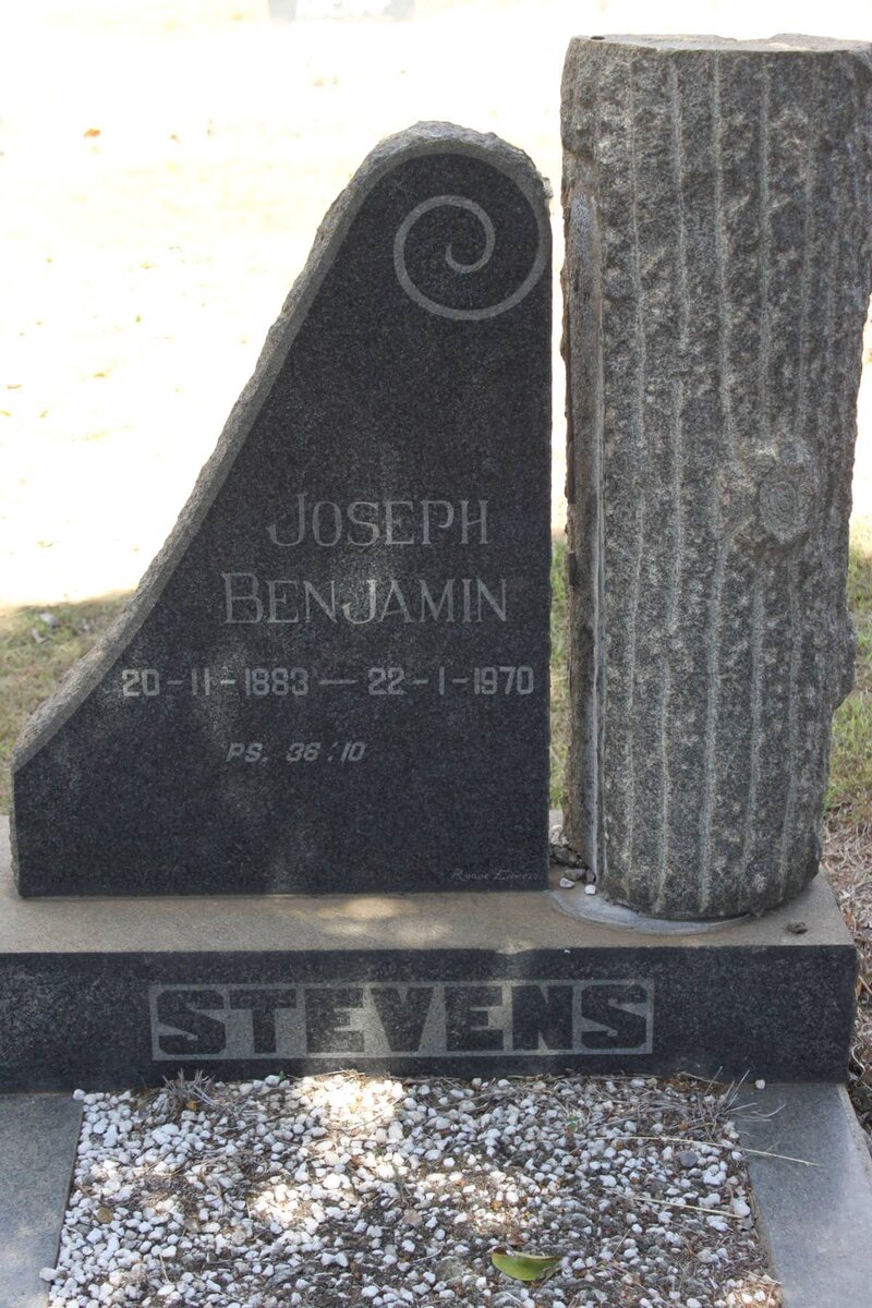 STEVENS Joseph Benjamin 1883-1970