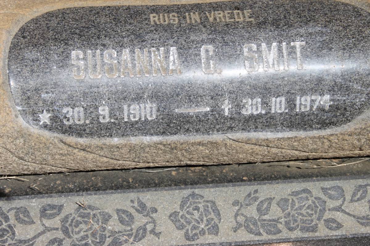SMIT Susanna C. 1910-1974