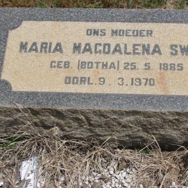 SWART Maria Magdalena geb BOTHA 1885-1970