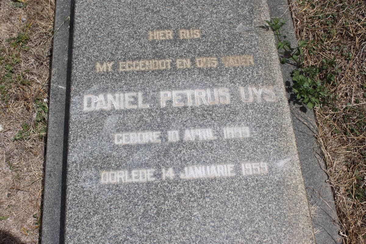 UYS Daniel Petrus 1895-1959