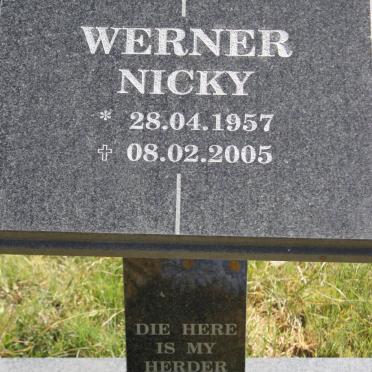 WERNER Nicky 1957-2005