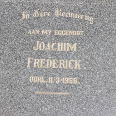 ? Joachim Frederick -1958