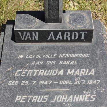 AARDT Petrus Johannes Dirkse Steenkamp, van 1947-1947 :: VAN AARDT Gertruida Maria 1947-1947
