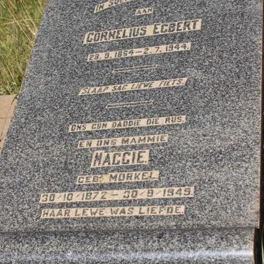 BRINK Cornelius Egbert 1864-1944 &amp; Maggie MORKEL 1872-1945