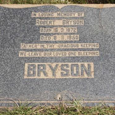 BRYSON Robert 1872-1950