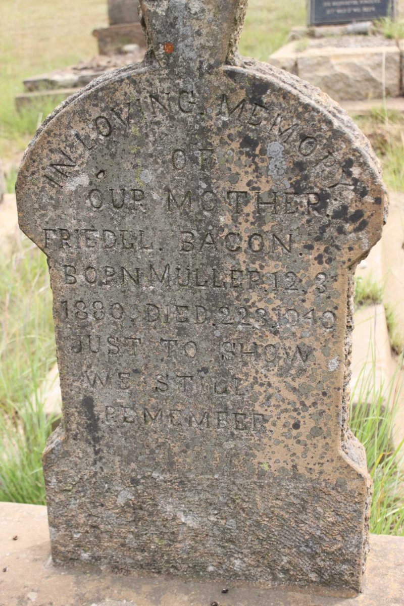 BACON Friedel born MULLER 1890-1940