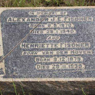 FISCHER Alexander J.E. 1870-1940 &amp; Henriette VAN DER HOVEN 1879-1939