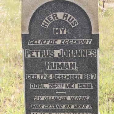 HUMAN Petrus Johannes 1867-1938 &amp; M.M.C.W. KEMP 1885-