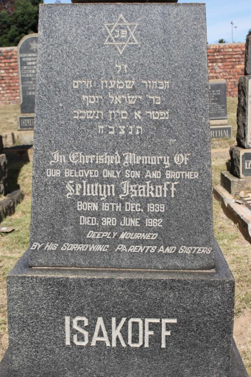 ISAKOFF Selwyn 1939-1962