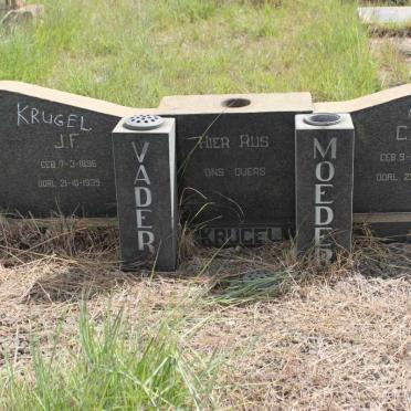 KRUGEL J.F. 1896-1935 &amp; C.J. 1896-1974