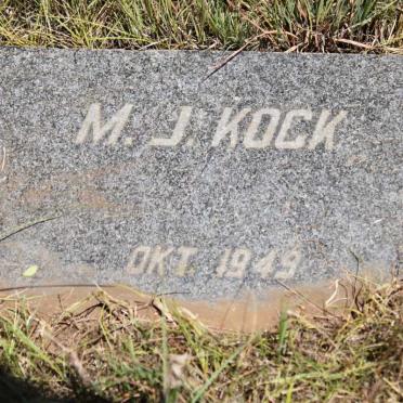 KOCK M.J. -1949