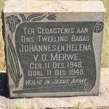 MERWE Johannes, v.d. 1948-1948 :: v.d MERWE Helena 1948-1948