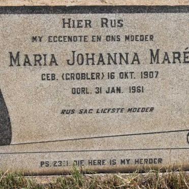 MARÉ Maria Johanna 1907-1961
