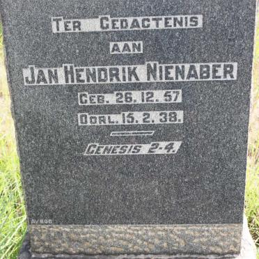 NIENABER Jan Hendrik 1857-1938