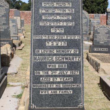 SCHWARTZ Maurice -1927