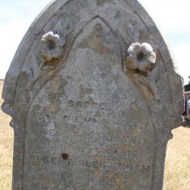 SLEIGHTHOLM Rubert :: SLEIGHTHOLM Jessie 1906