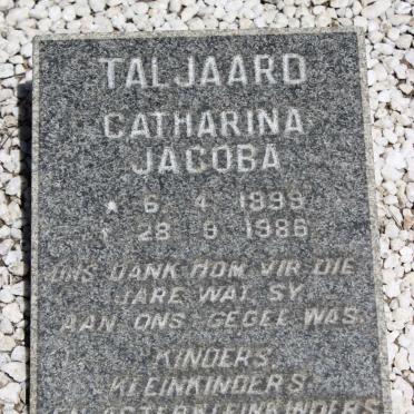 TALJAARD Catharina Jacoba 1899-1986