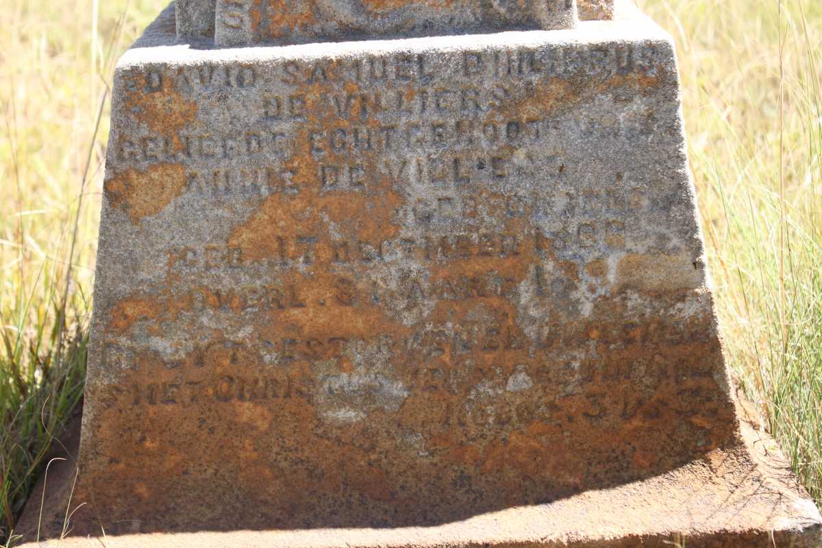 VILLIERS David Samuel Philipus, de