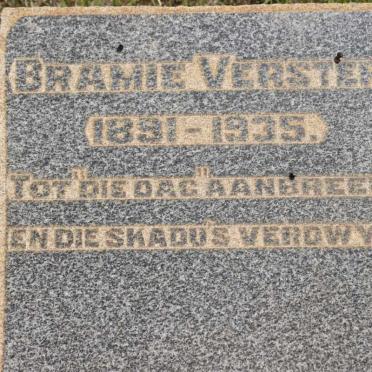 VERSTER Bramie 1891-1935