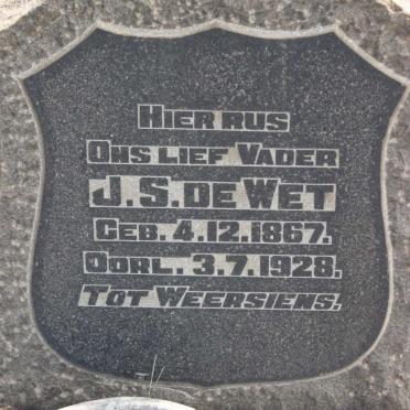 WET J.S., de 1867-1928