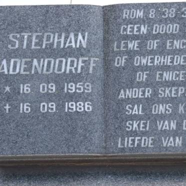 ADENDORFF Stephan 1959-1986