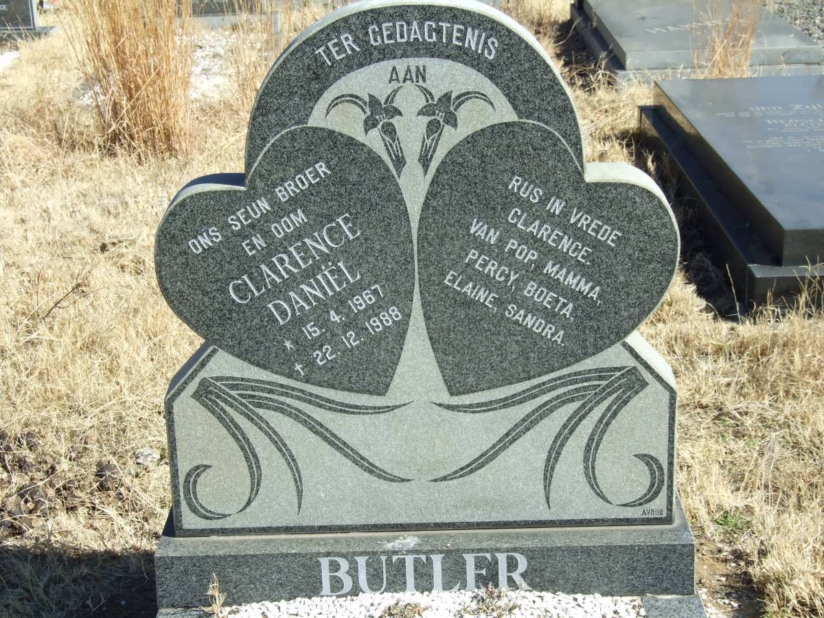 BUTLER Clarence Daniel 1967-1988