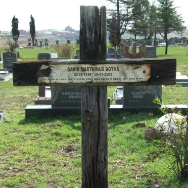 BOTHA David Marthinus 1939-2003