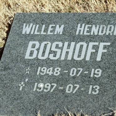 BOSHOFF Willem Hendrik 1948-1997