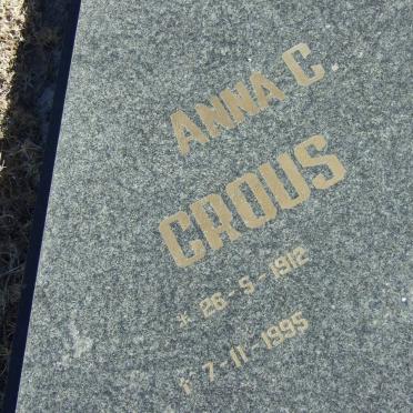 CROUS Anna C. 1912-1995