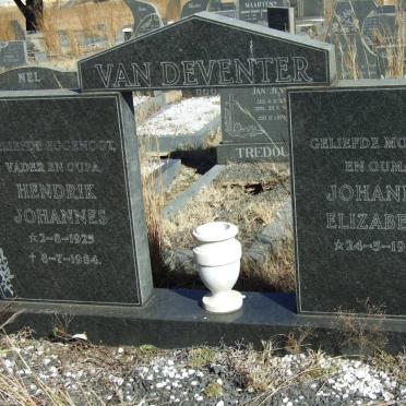 DEVENTER Hendrik Johannes, van 1925-1984 &amp; Johanna Elizabeth 1928-