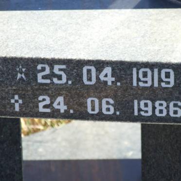 DEVENTER Johan, van 1919-1986 