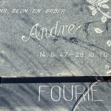 FOURIE Andre 1947-1970