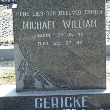 GERICKE Michael William 1941-1992