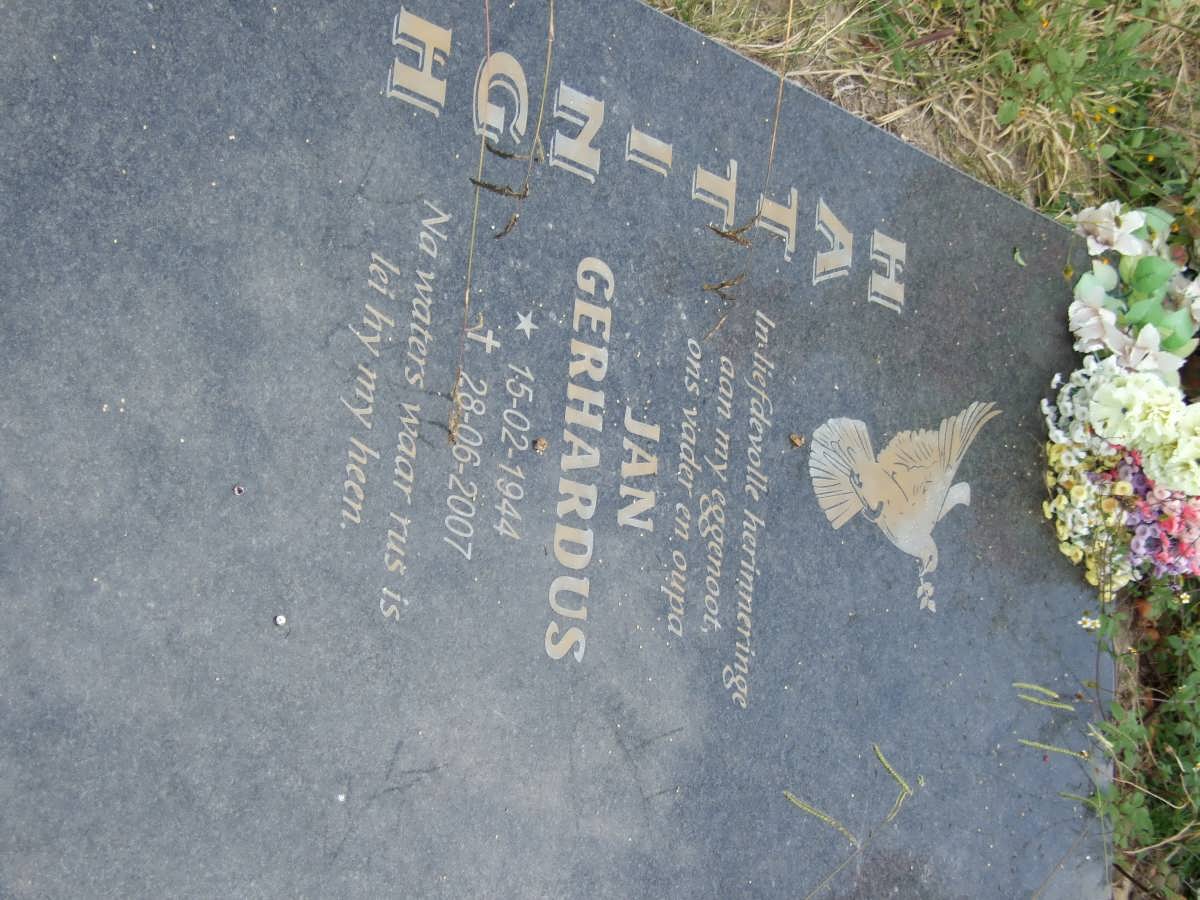 HATTINGH Jan Gerhardus 1944-2007