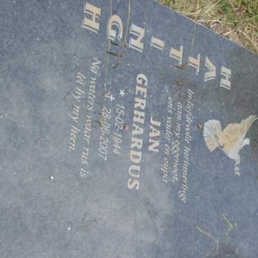 HATTINGH Jan Gerhardus 1944-2007