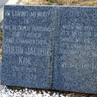 KOK Gideon Jacobus 1924-1978