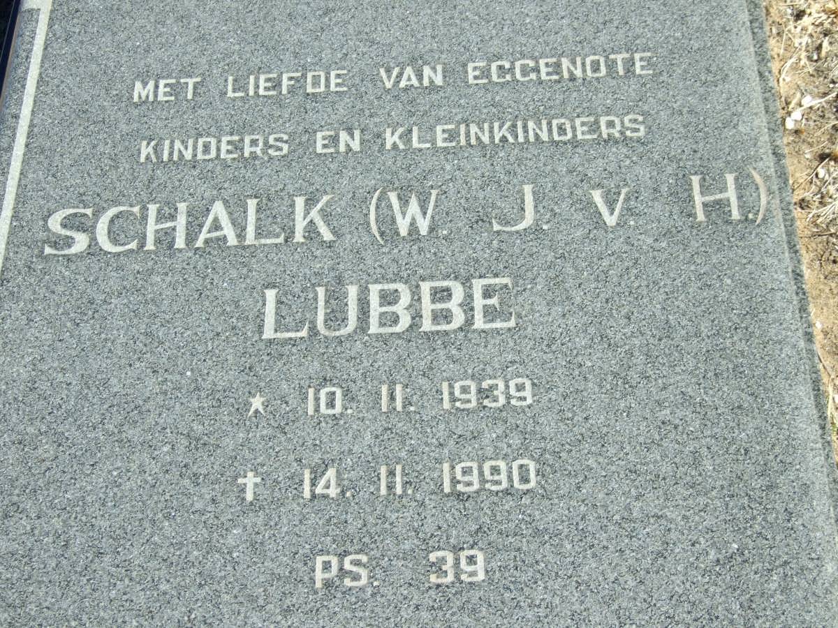 LUBBE W.J.v.H. 1939-1990