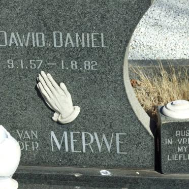MERWE Dawid Daniel, van der 1957-1982